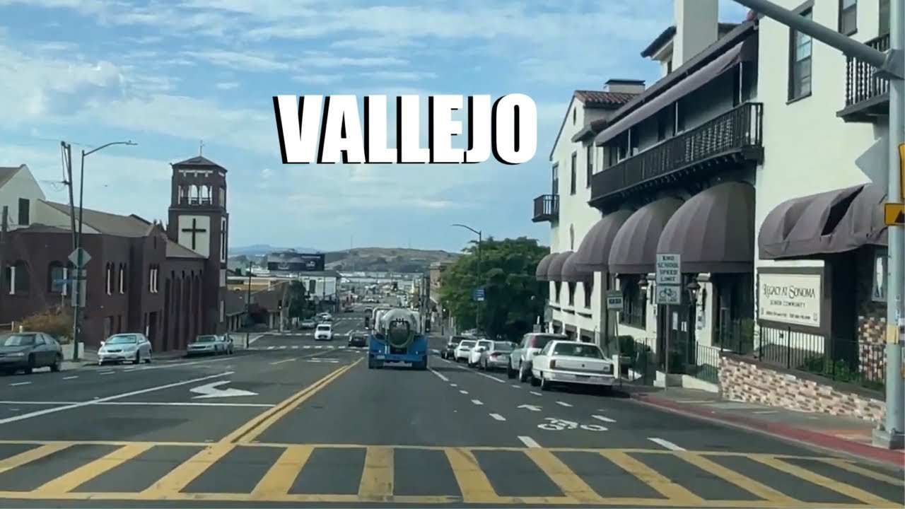Driving To Downtown Vallejo California