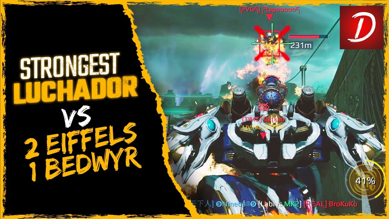 🔥 Make Strongest Luchador vs 2 Eiffels + 1 Bedwyr : War Robots WR