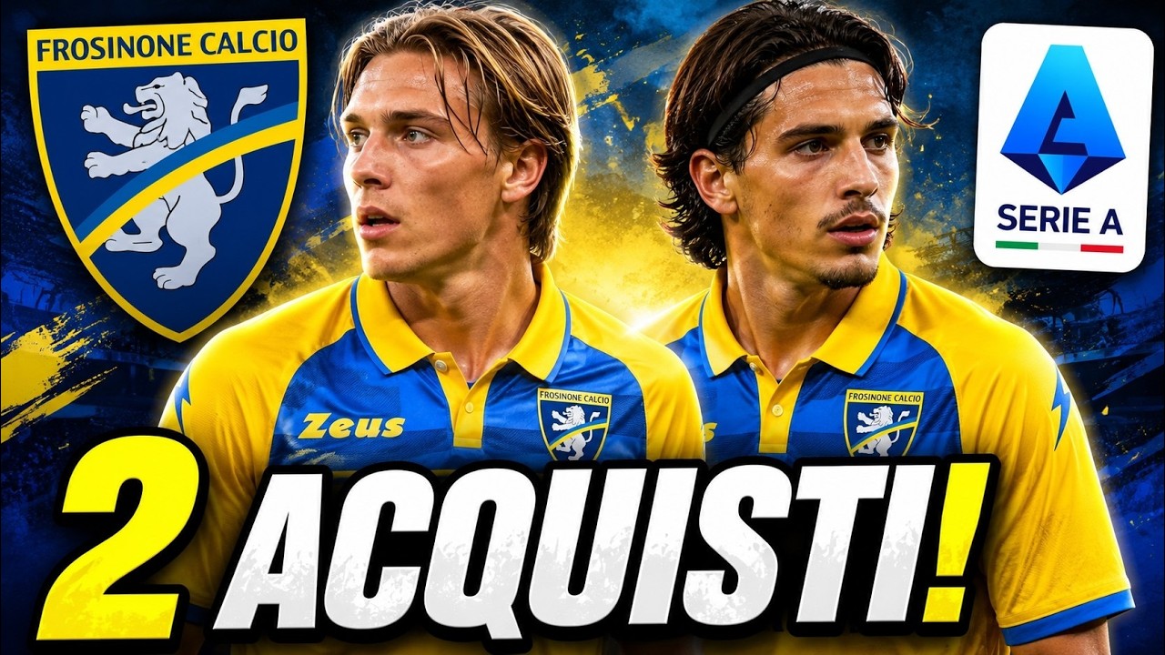 FROSINONE, DOPPIO COLPO UFFICIALE! Due acquisti a titolo definitivo e altre novit&agrave;