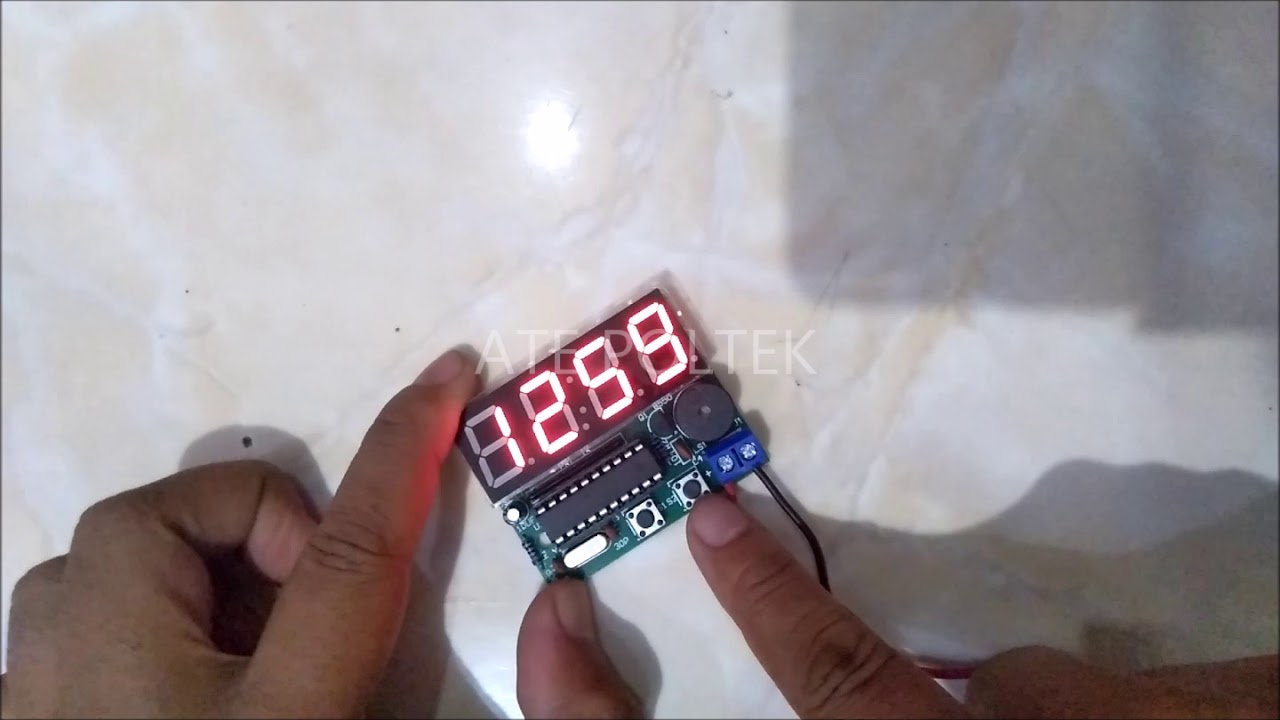 Kit Jam Digital 7  Segment 4 Bits C51 With Buzzer