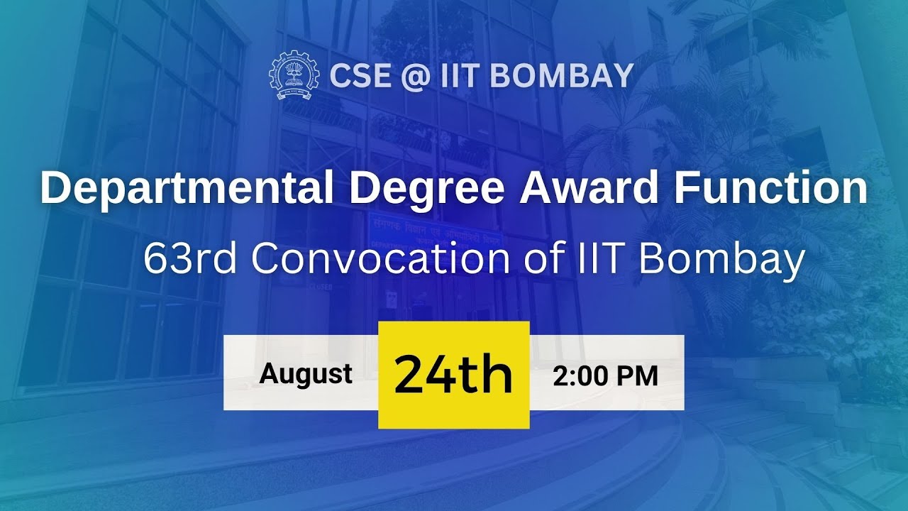Degree Distribution Function | 63rd Convocation | 24th August