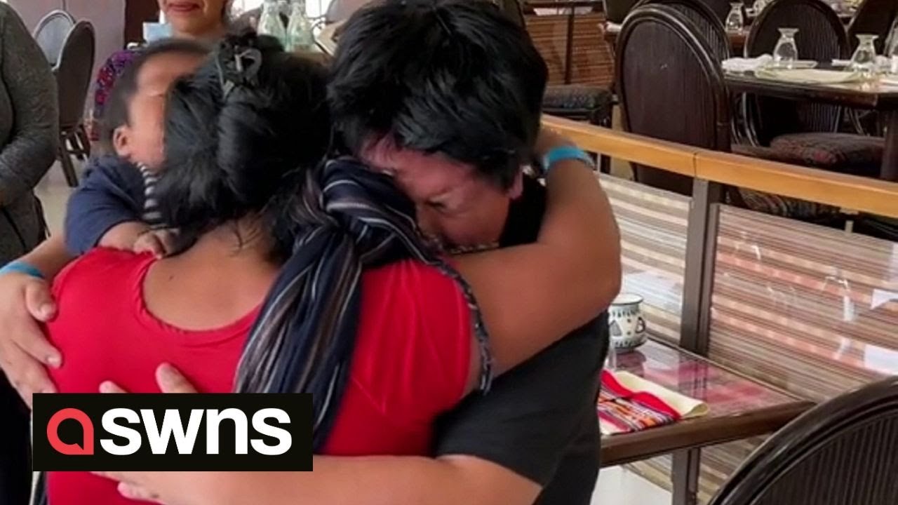 Teenager reunited with his biological family in Guatemala after 16 years | SWNS