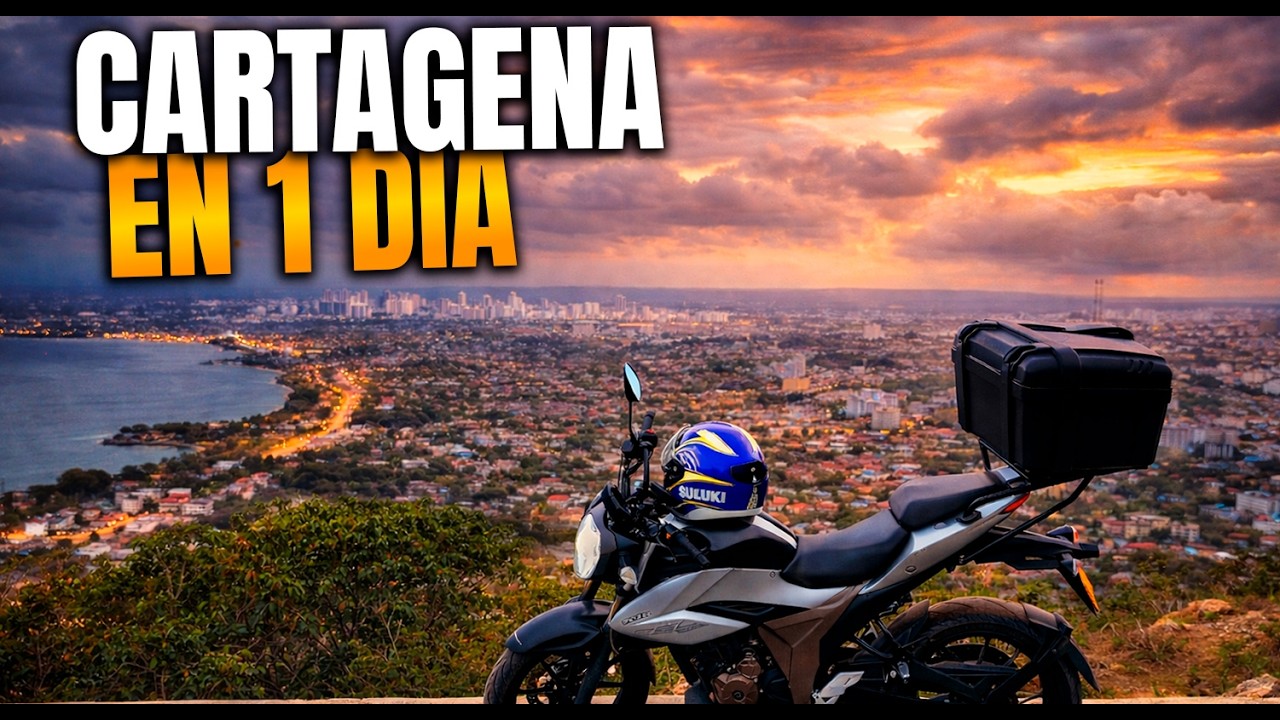 ENTRE SOL Y MAR por CARTAGENA! RUTA express por LA HEROICA! VIAJE en MOTO