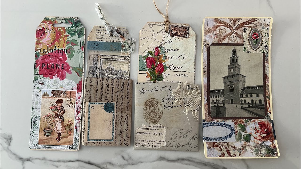 Craft with me #whatsinmybox 2025| Random ephemera making session EP 15