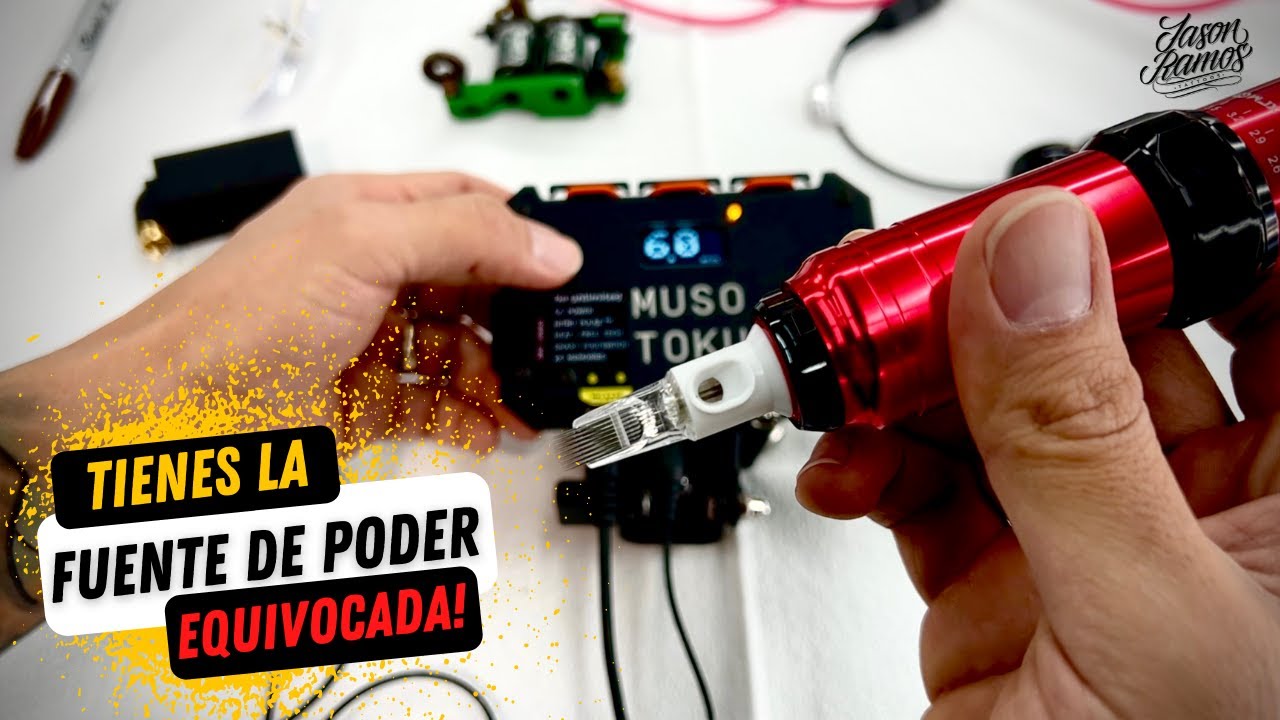 Fuentes de Poder para TATUAR | Maquinas para TATUAJE rotativas Motores Con o Sin Escobillas | Tattoo