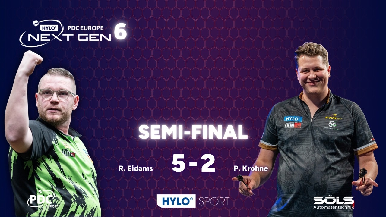 Halbfinale Event 6: René Eidams vs. Paul Krohne - HYLO PDC Europe Next Gen 2026