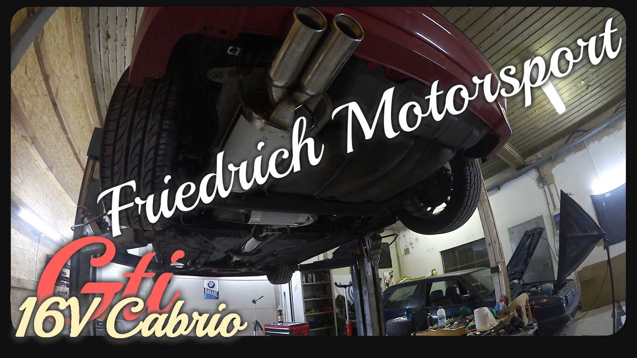 Friedrich Motorsport Abgasanlage | VW Golf 3 16V GTI Cabrio