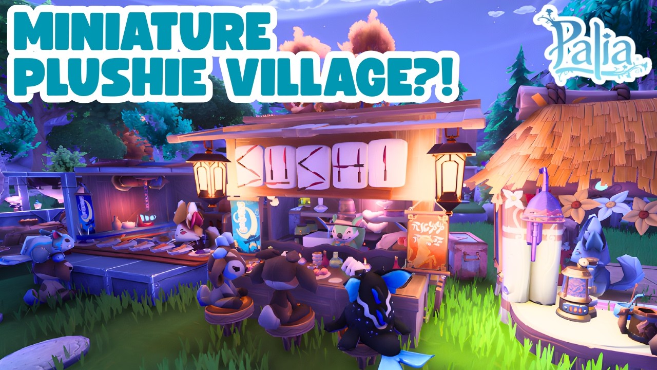 They Built the CUTEST Tiny Town for Their Plushies?!