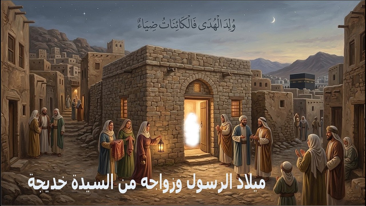 ميلاد الرسول وزواجه من خديجة