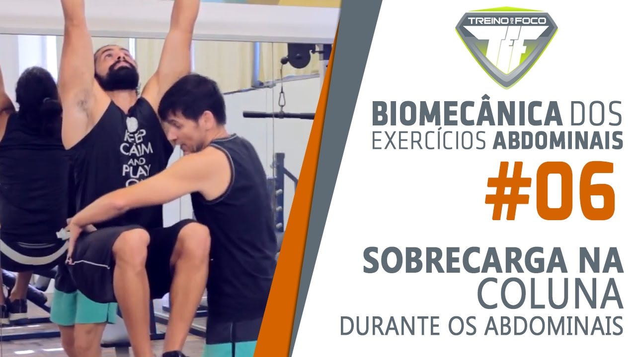 Como diminuir a Tensão na Coluna durante os Abdominais - Biomecânica dos Exercícios Abdominais #6
