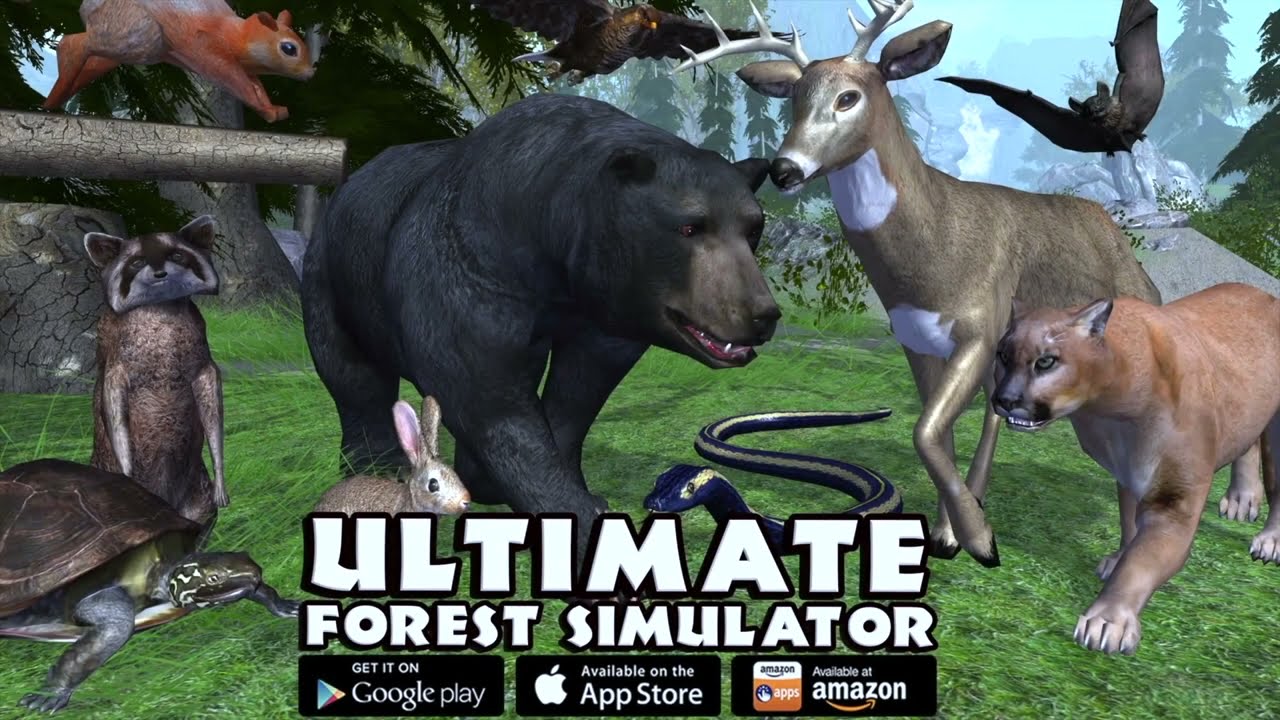Deer VS Bear,  Cougar, Alligator, Snake,  Wolf, Skunk Rabbit Goat