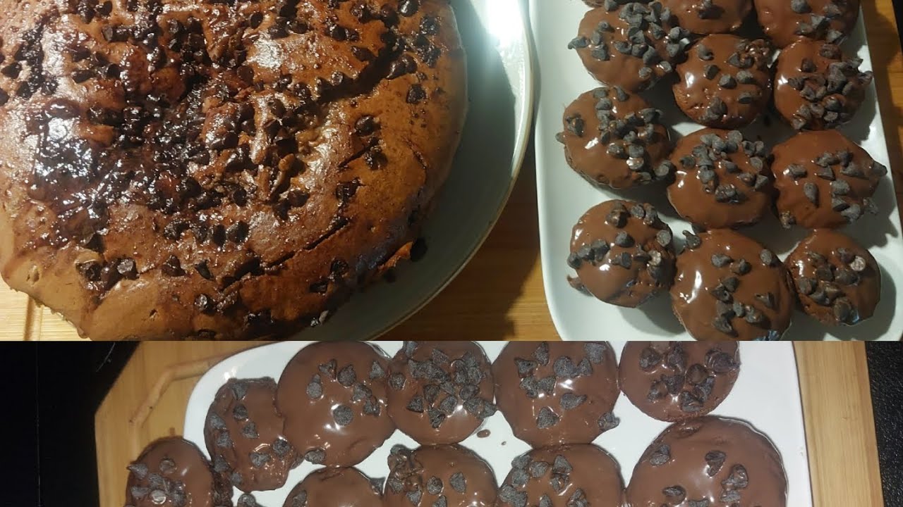 Mini cake au chocolat en forme de champignons !#💯👌🏻🍄‍🟫🍫💪🇲🇦🇲🇫