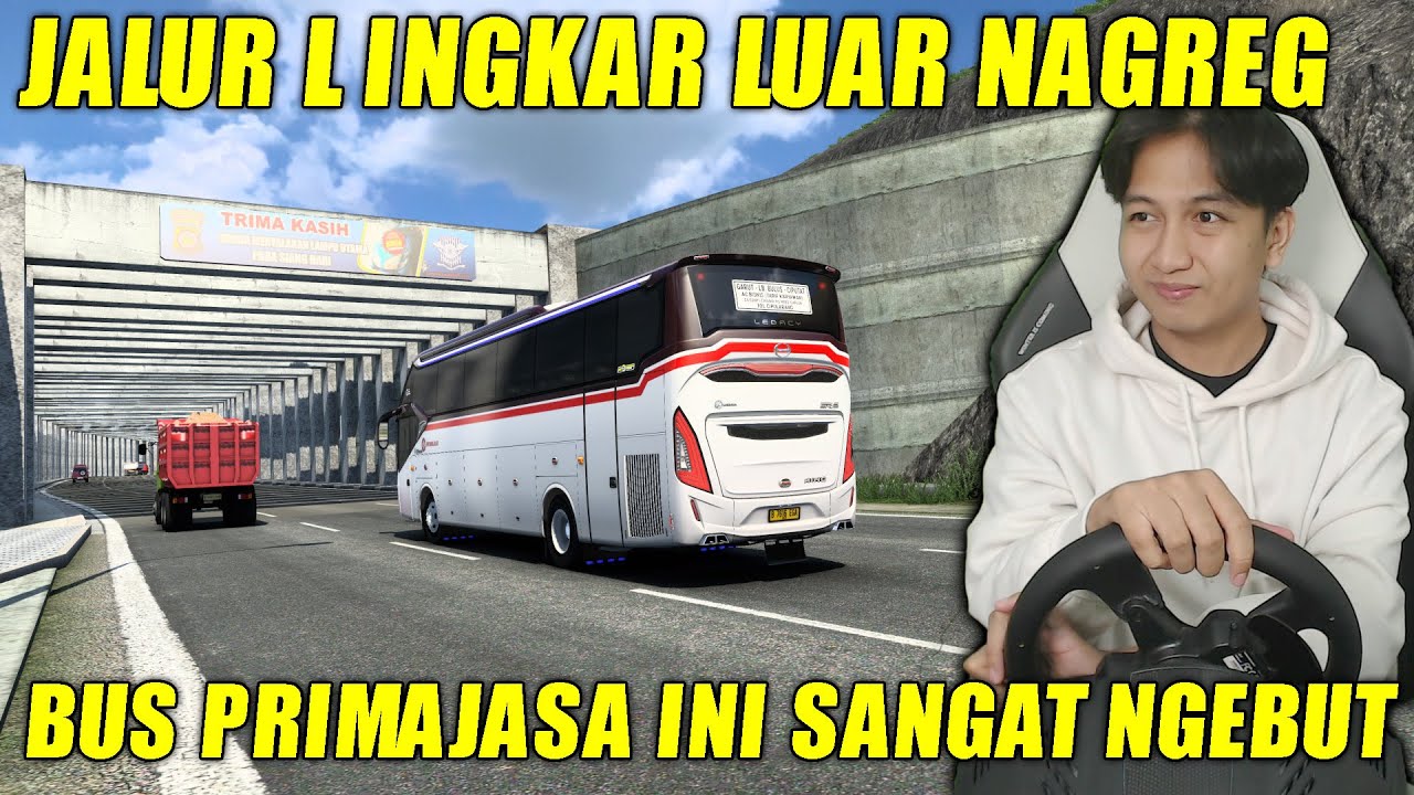 BUS PALING NGEBUT DI JALUR SELATAN! BUS PRIMAJASA DI JALUR LINGKAR LUAR NAGREG - ETS2 Indonesia