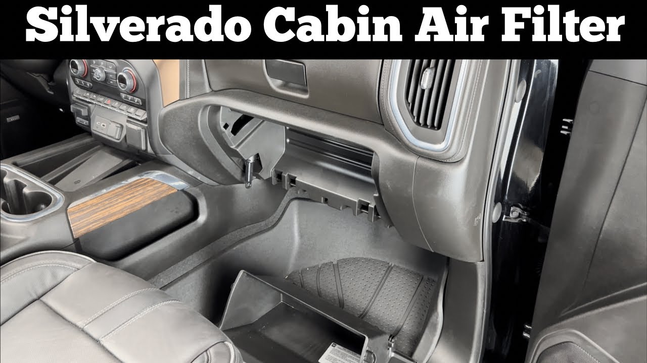 Как заменить воздушный фильтр салона Chevrolet Silverado 2019–2022 годов — Chevrolet Change Repla...