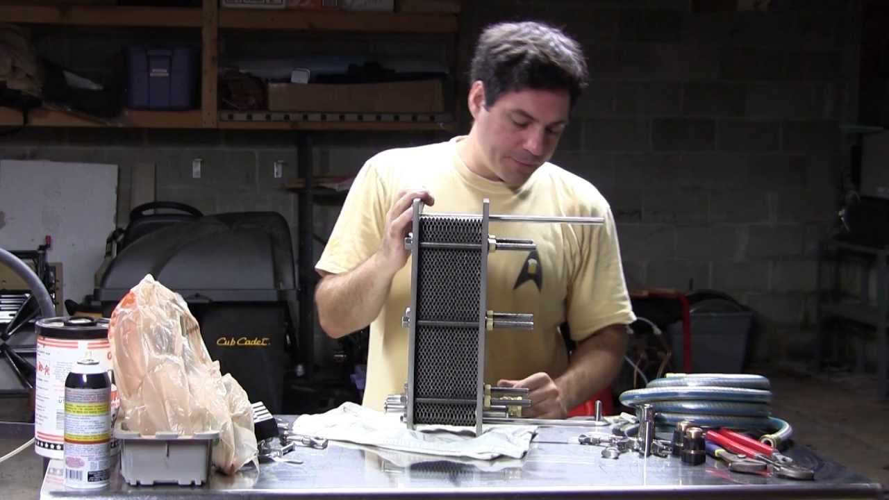 Testing out the Sabco Plate Pro chiller/heat exchanger
