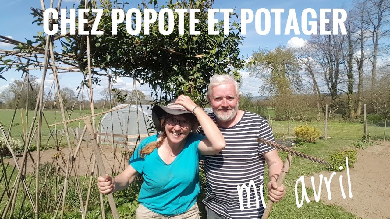 LA VIE AU POTAGER À LA MI AVRIL