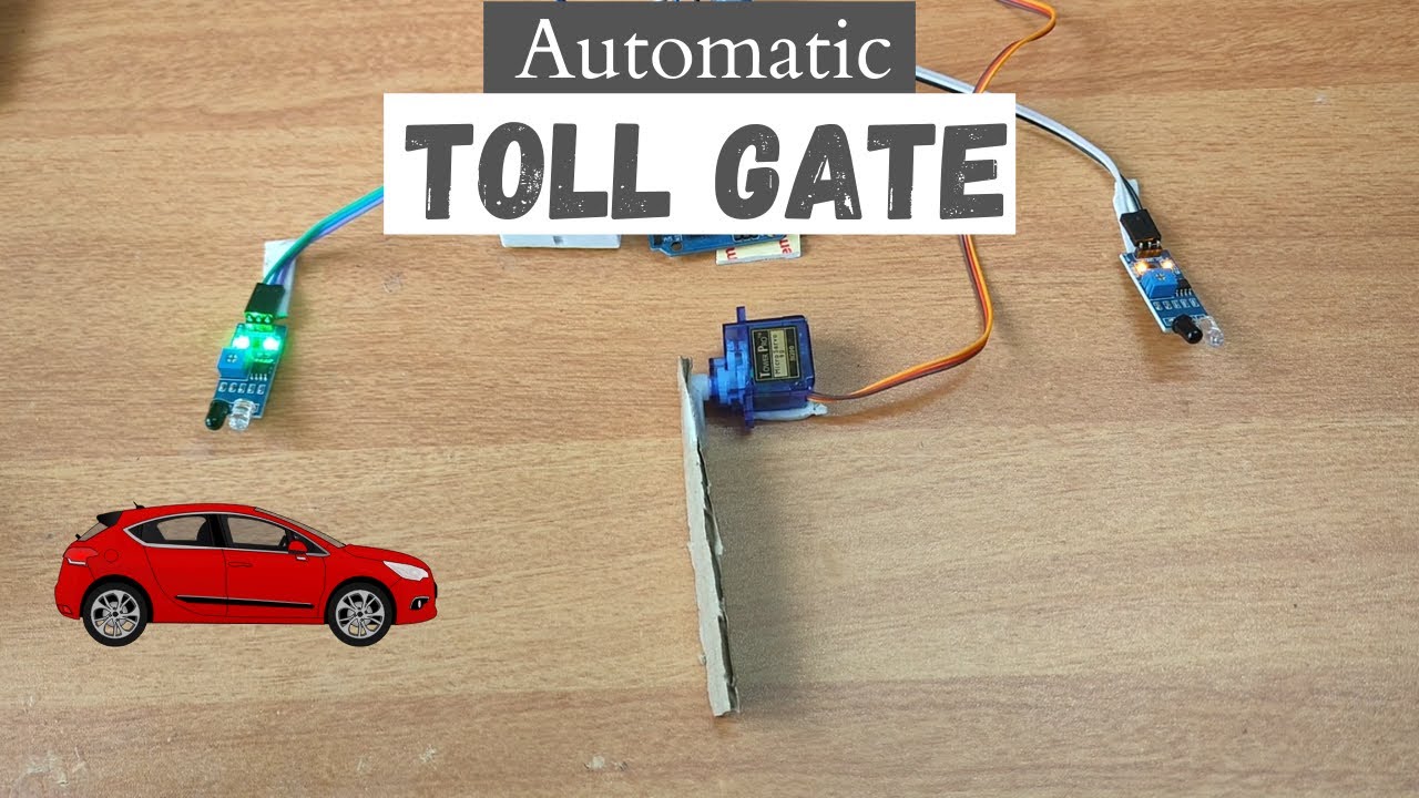 Automatic Toll Booth Gate |IR Sensor| Electronic Buzz
