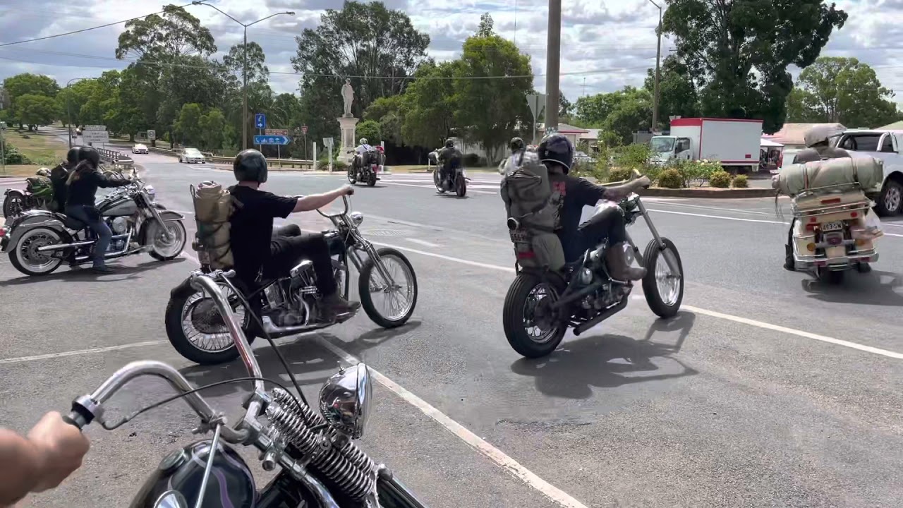 Fast pace road trip ride / Harley Run (Outsiders run) Dtrain Photography/ Forbidden Cycles