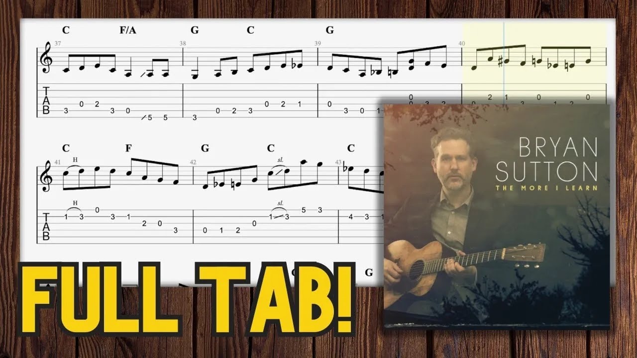 Bryan Sutton - The Secesh - BEAUTIFUL Acoustic Guitar Solo Flatpickng