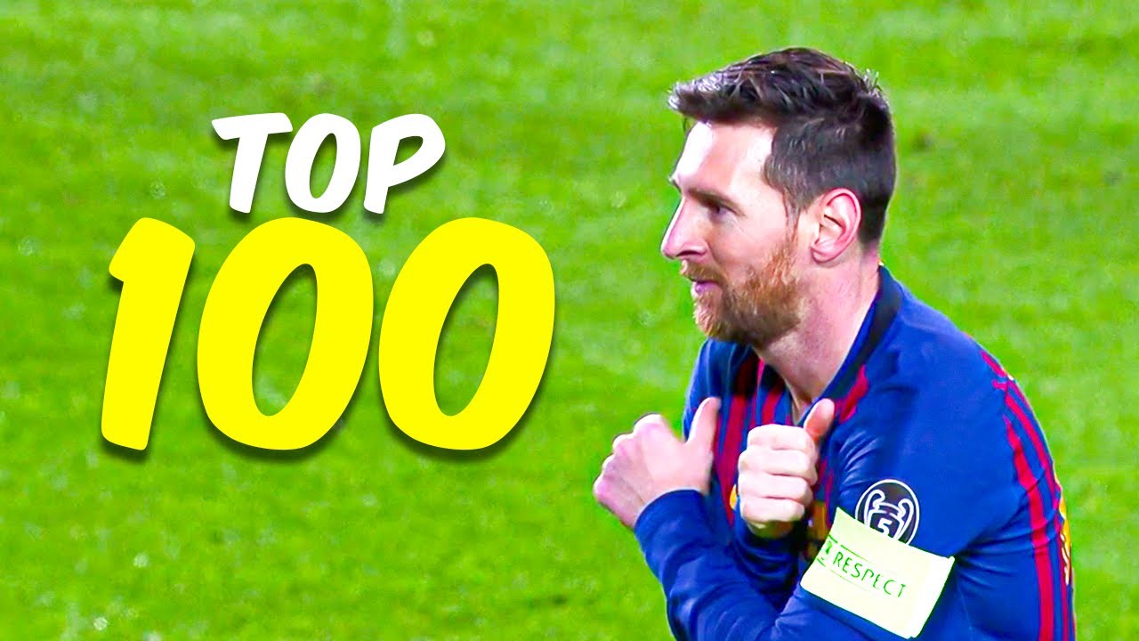 TOP 100 Goles y Regates MÁS IMPRESIONANTES de Lionel Messi 🔥