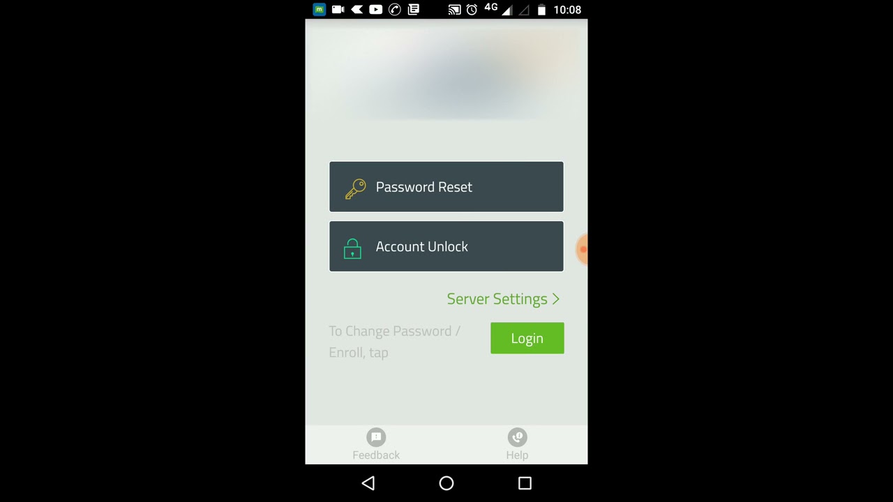 Ad self service configuration and enrollment on mobile app
