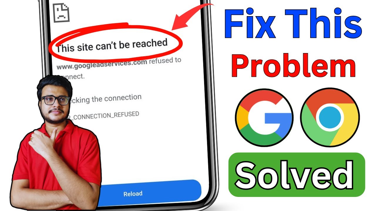 Chrome This site can't be reached problem 2025 | this site can't be reached problem in google
