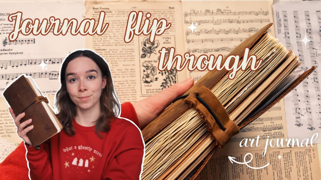 Journal Flip Through ✷ My first finished journal! Creative Journal