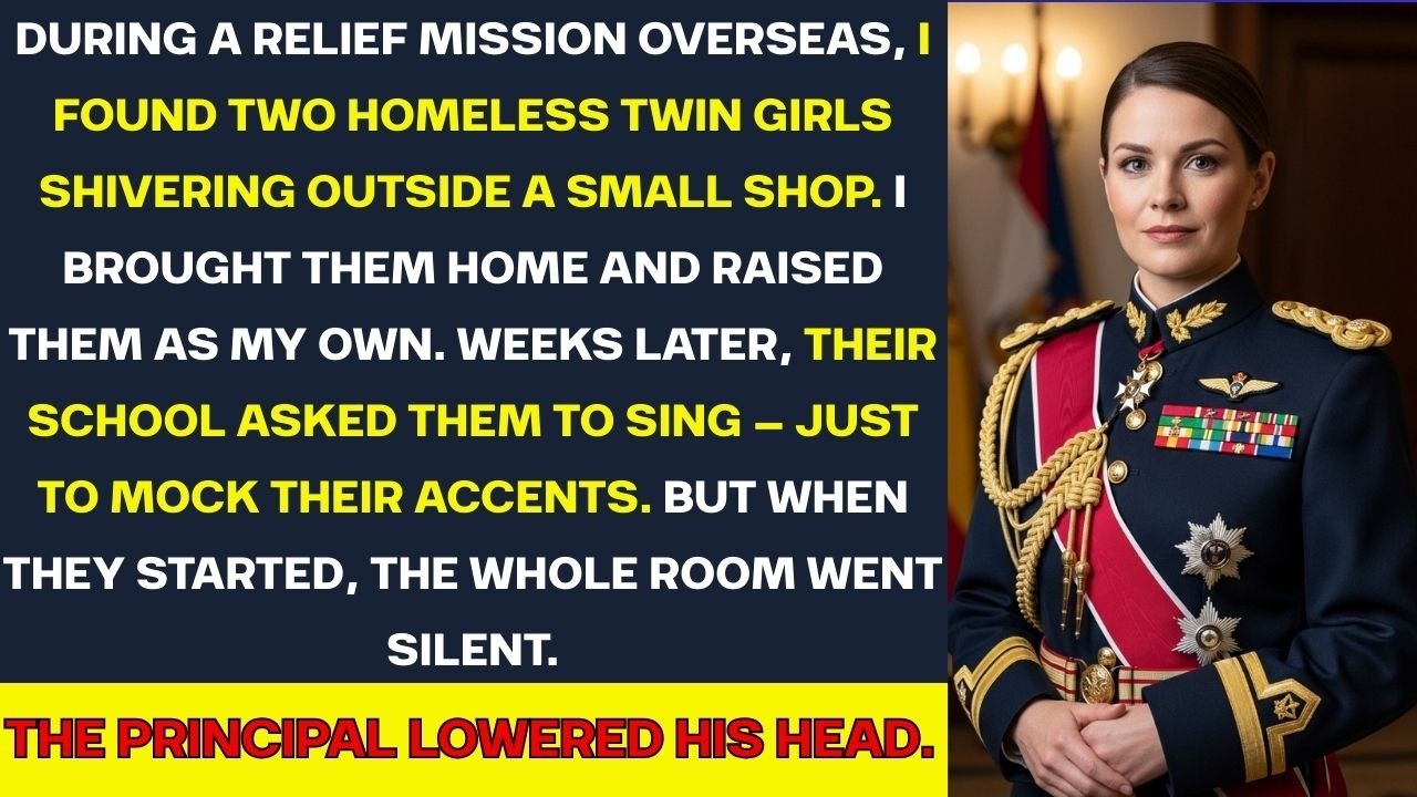 I Saved Two Poor Twin Girls During a Mission — Then Their School Asked Them to Sing as a Joke...