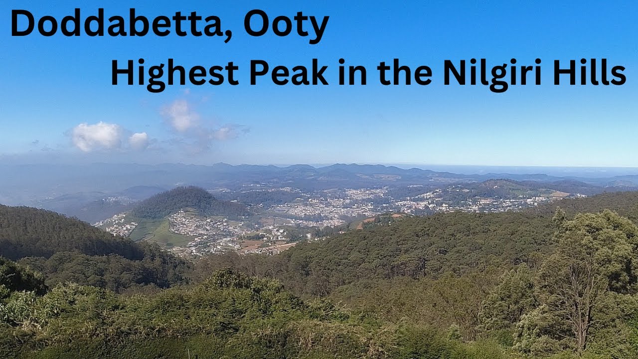 Doddabetta Peak, Ooty... The Highest Peak In The Nilgiri Hills.... Tamil Nadu...