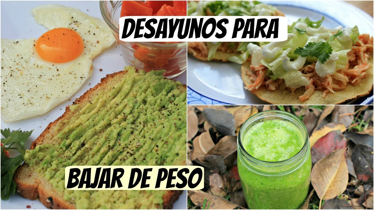 Desayunos para bajar de peso
