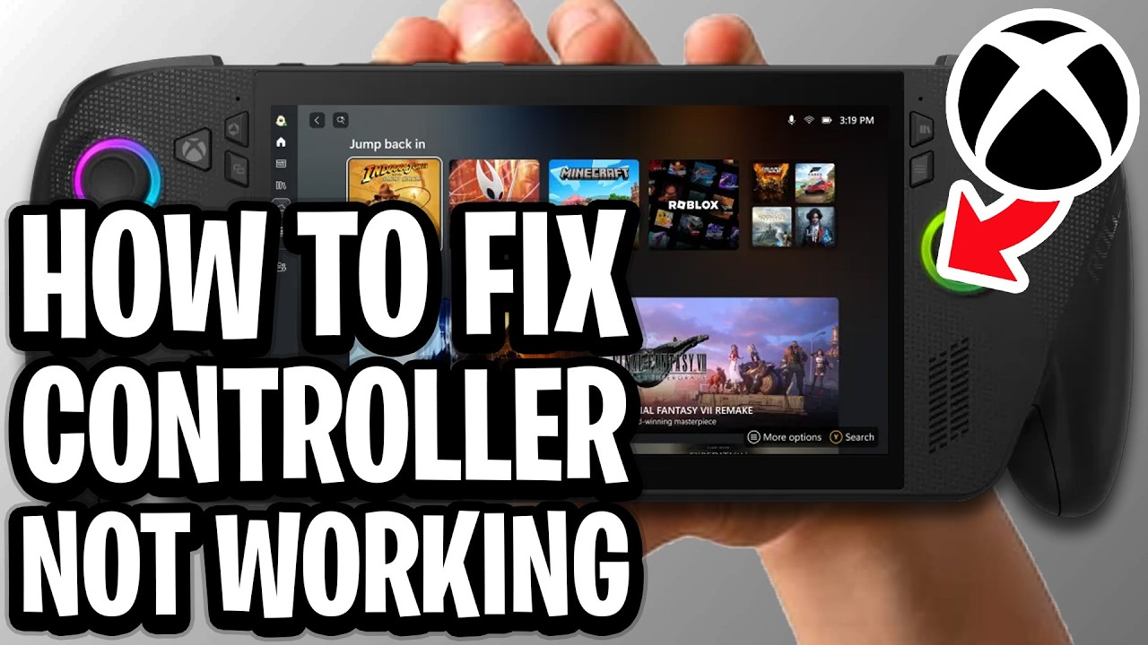 How To Fix Controller Not Working Properly on ROG Xbox Ally X - Full Guide