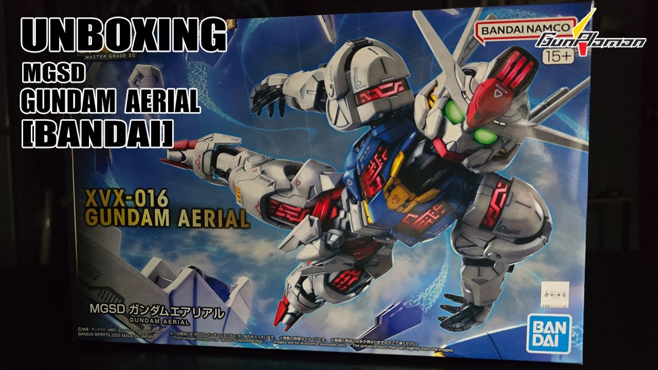 [เปิดกล่องส่องแผง] MGSD GUNDAM AERIAL [BANDAI]