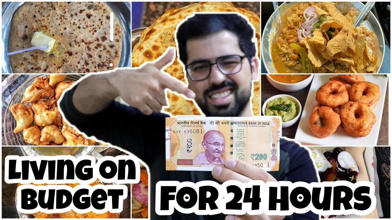 Living on Rs 200 ONLY for 24 Hours || Sasta Food Challenge Part-2