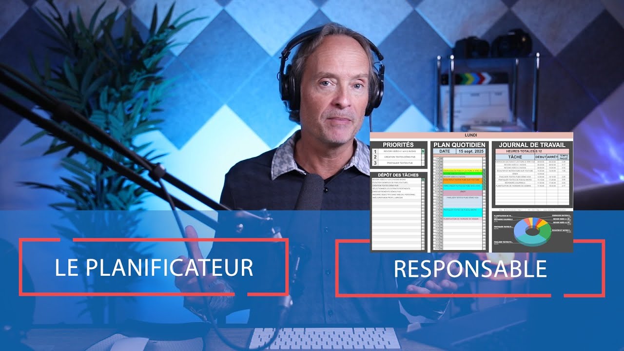 Mon secret pour être productif en voix off : Le Planificateur Responsable