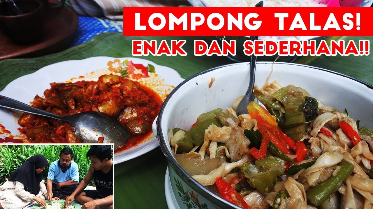 Enaknya Lompong Talas Jamur + Jengkol Balado!!