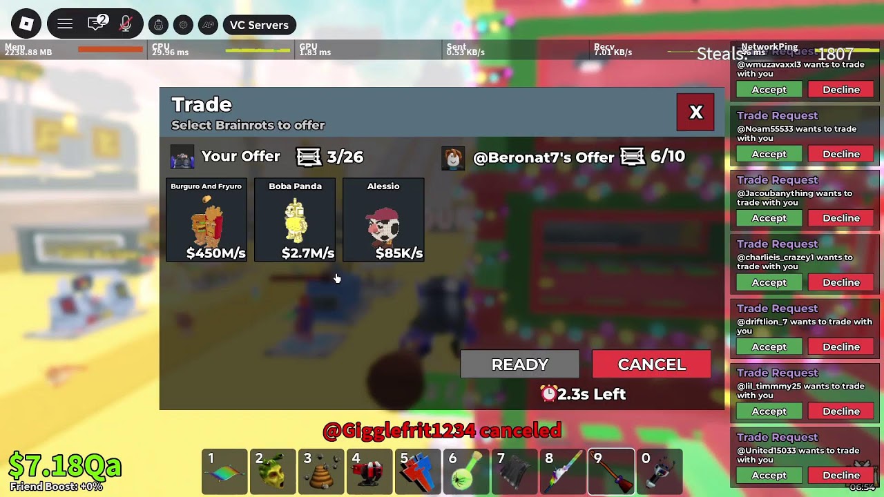 TRADING IN SAB TRADE MACHINE ONLY