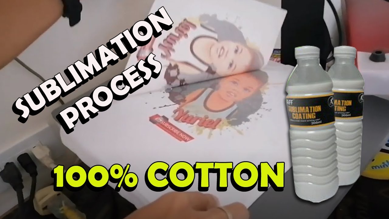 Sublimation print in cotton fabrics using sublimation coating | Sublimation Process | Epson L120