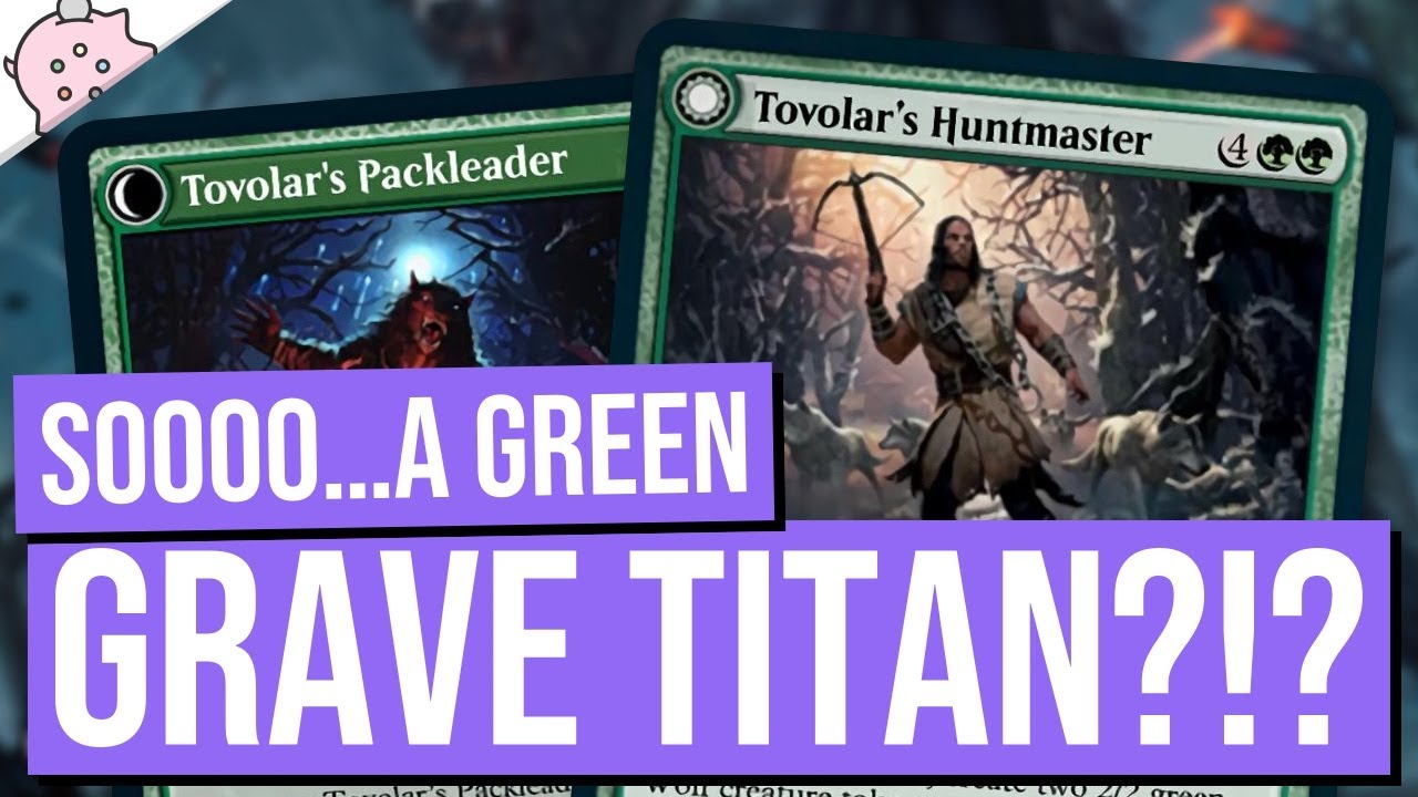 So...A Green Grave Titan?!? | Tovolar's Huntmaster | Packleader | Innistrad Midnight Spoilers | MTG