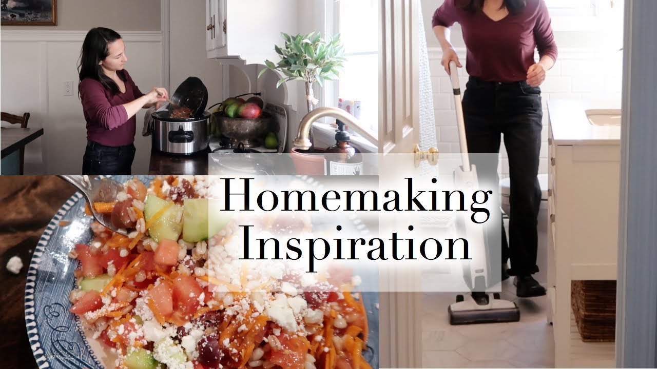 Homemaking Get It All Done & What I Eat in a Day