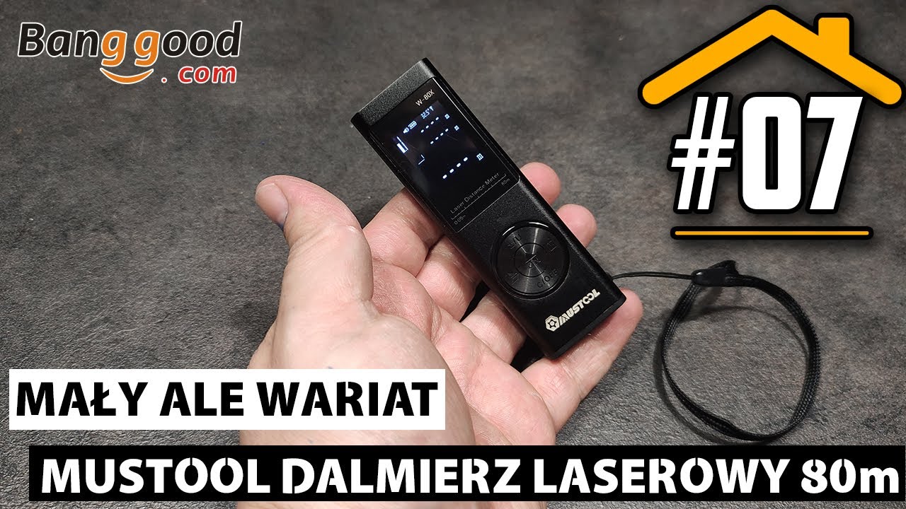 #07  MUSTOOL Dalmierz Laserowy 80m