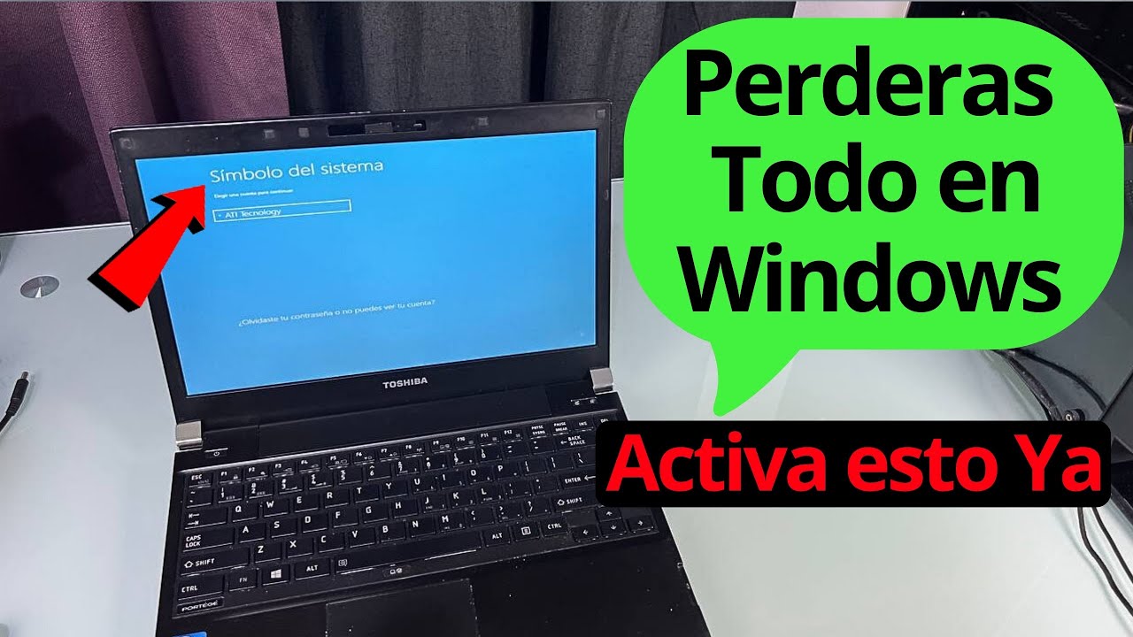 ⚠️ URGENTE: Perderás todo en tu computadora si no tienes este interruptor Activado