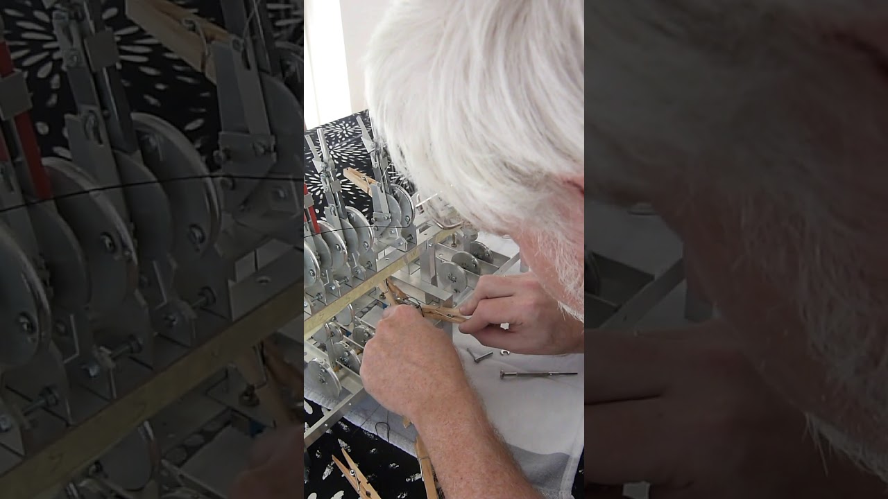 Die Konstruktion eines mechanischen Stellwerks(modells) Folge 16 - Verseilen eines Weichenhebels