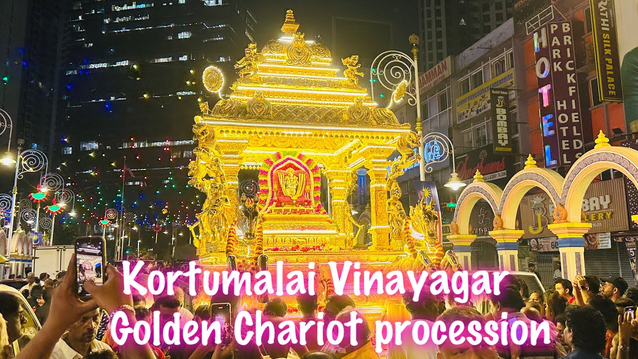 Kortumalai Vinayagar Temple | SRI VINAYAGAR CHARTUTHI | Golden Chariot procession #malaysia #2024