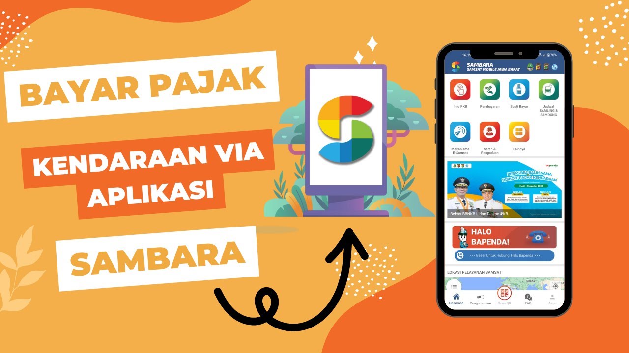 CARA BAYAR PAJAK ONLINE | BAYAR PAJAK VIA APLIKASI SAMBARA | SAMBARA