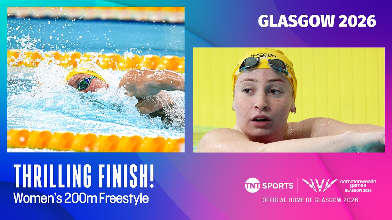 BY THE FINEST OF MARGINS! 🍿 | Women's 200m Freestyle | Glasgow 2026 Commonwealth Games