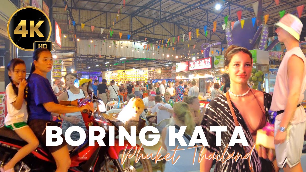 Night walk in Kata | Busier than ever! #kata #phuket #thailand