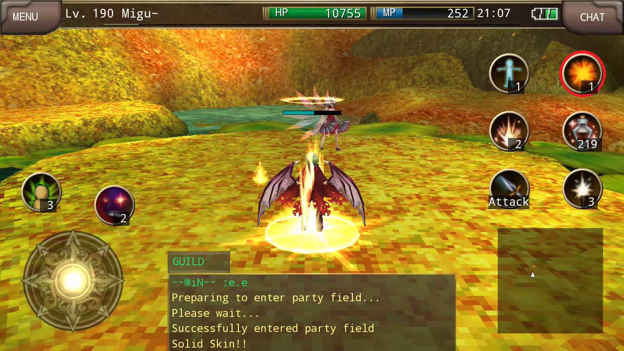 Shojo solo - Gladiator 180 skill dmg Iruna Online