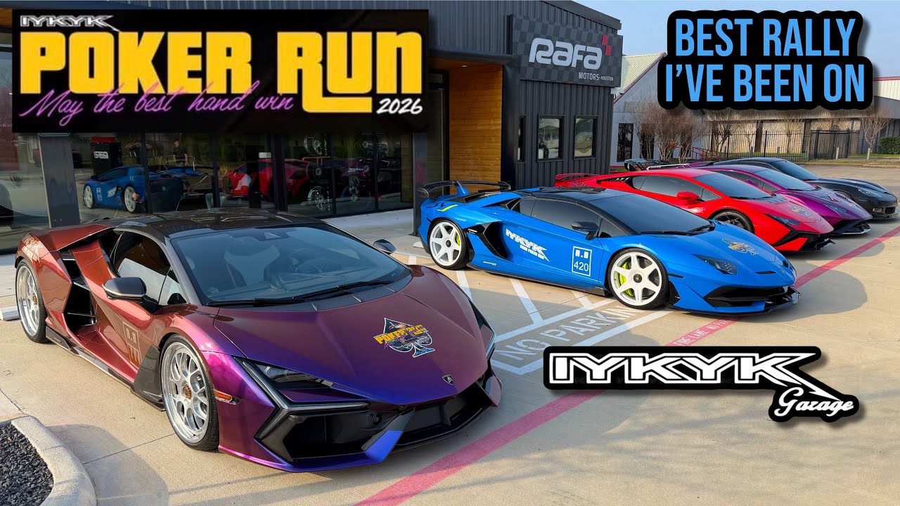 Had a Blast on IYKYK Poker Run 2026 Supercar Rally