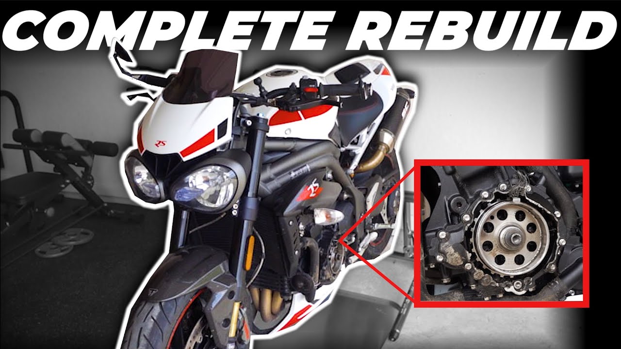 🏍️ Watch This Speed Triple RS Come Back to Life – Full Engine Rebuild! 🔧