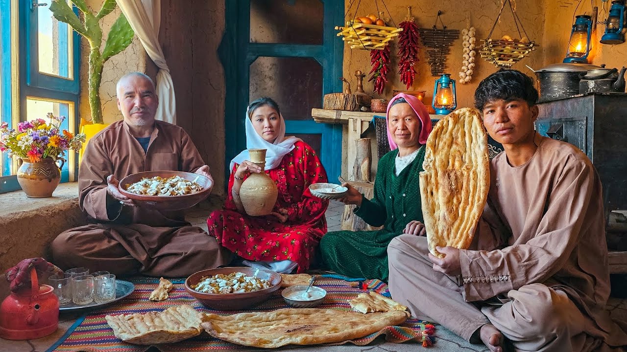Authentic Afghan Eggplant (Borani Banjan) | Cooking in the Remote Mountains of Afghanistan